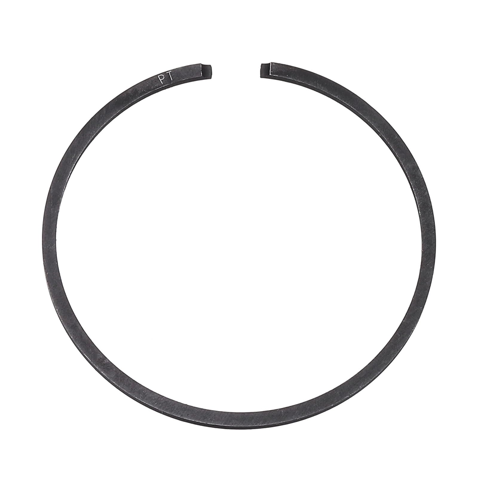 sourcing map 3pcs Piston Rings 45mm x 1.2mm Standard Metal Engine Piston Ring for Chainsaw Replacement Parts, Black