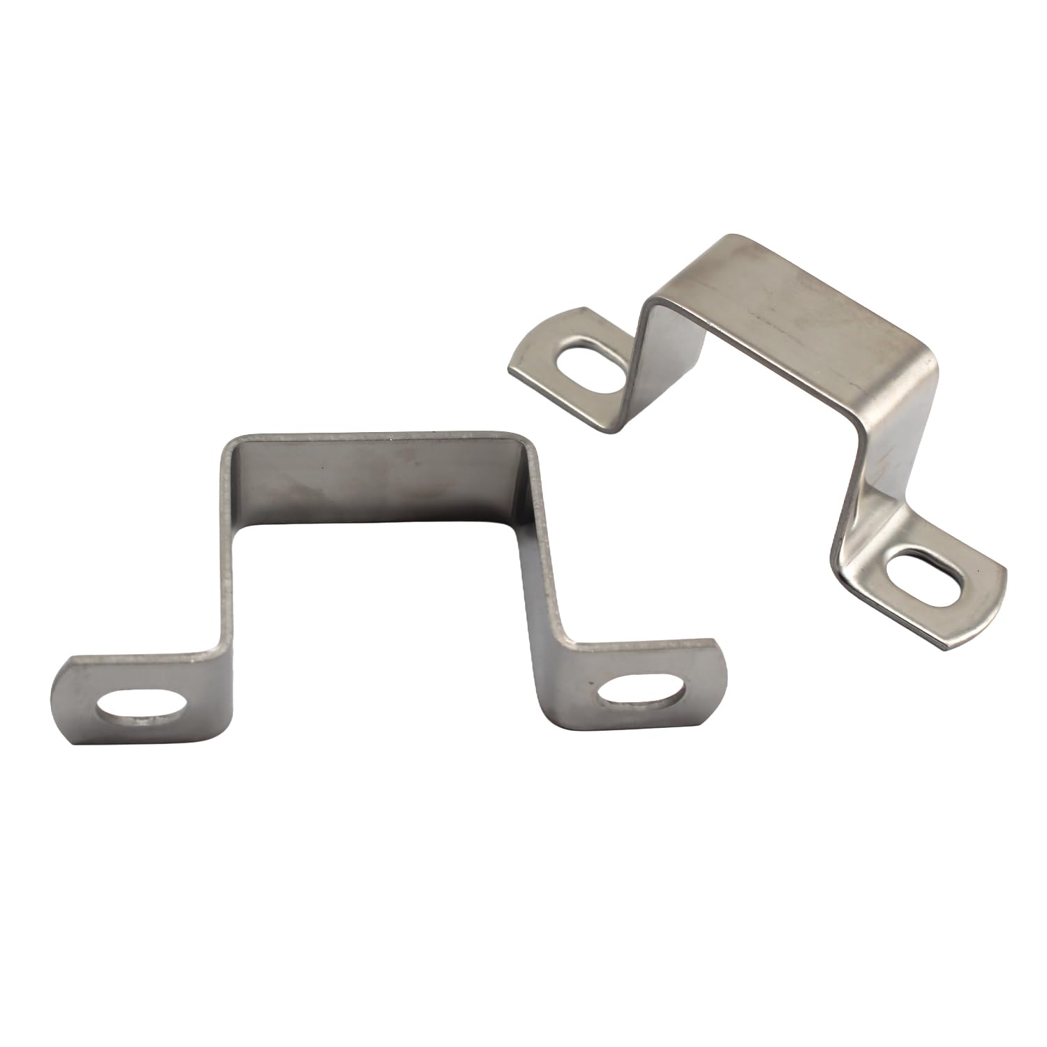 6Pcs M45x45 304 Stainless Steel Square Tube Clamps Clips U Pipe Hose Clamps Buckle U Brackets Saddle Clamps - Image 4