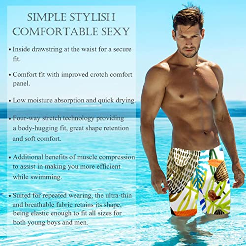 Pantalones cortos de natación para hombre Sloth, shorts multicolor de secado rápido talla M 3