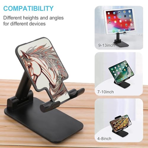 Support de téléphone pliable réglable bureau pour iPhone Android motif Cupidon - 3
