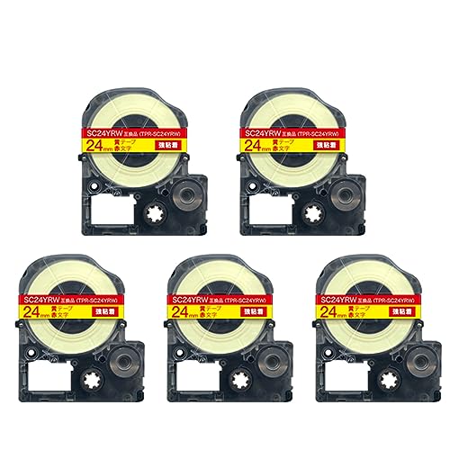 �L���O�W���p �e�v�� PRO �݊� �e�[�v�J�[�g���b�W SC24YRW 24mm ���S�� 5�Z�b�g ���e�[�v �ԕ���