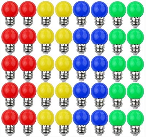 V-TOO LED Bunte E27 Farbige Glühbirnen 3W=30W Dekoratives Licht und ...