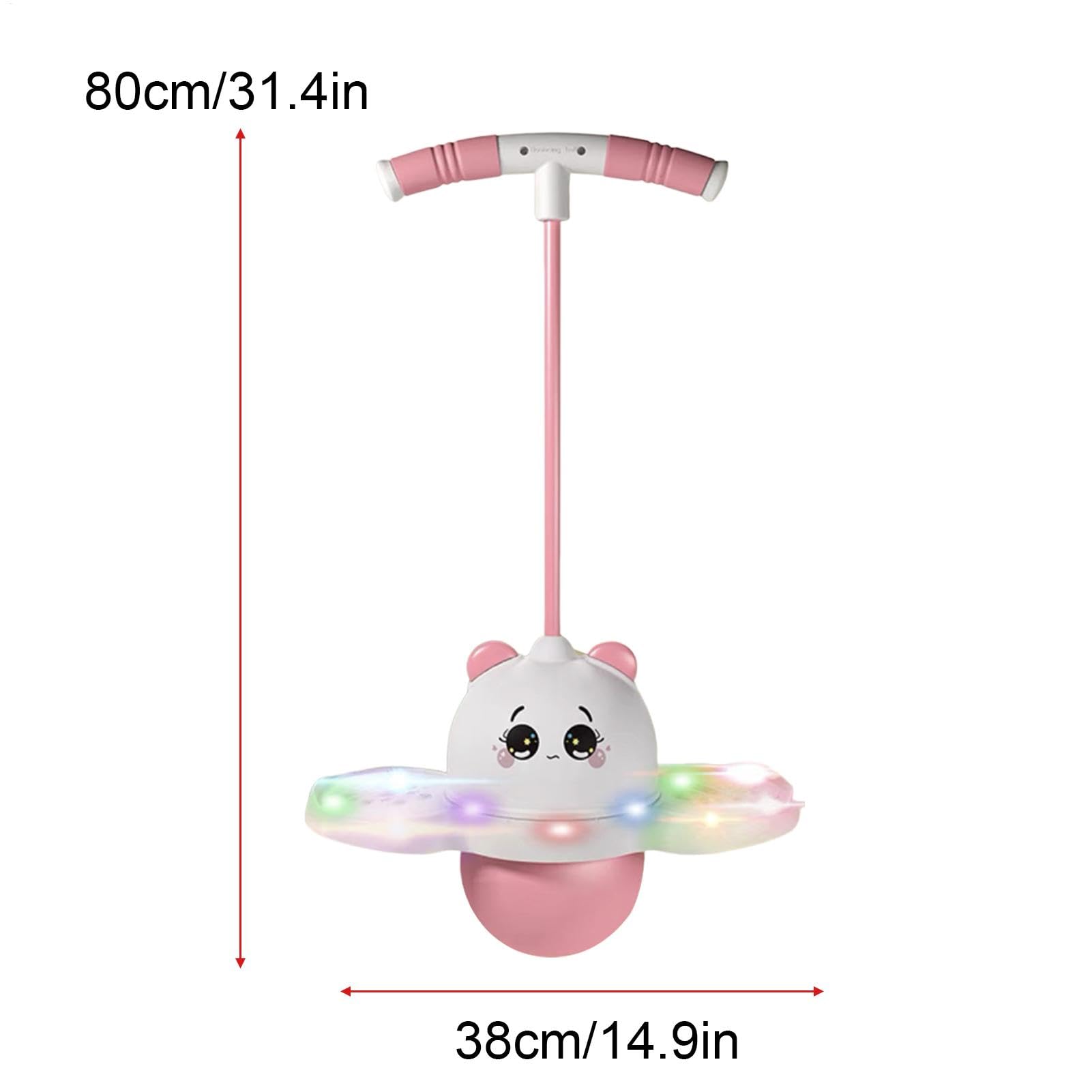 Bola de Salto de Panda con luz Colorida, Tablero de Equilibrio de de Salto