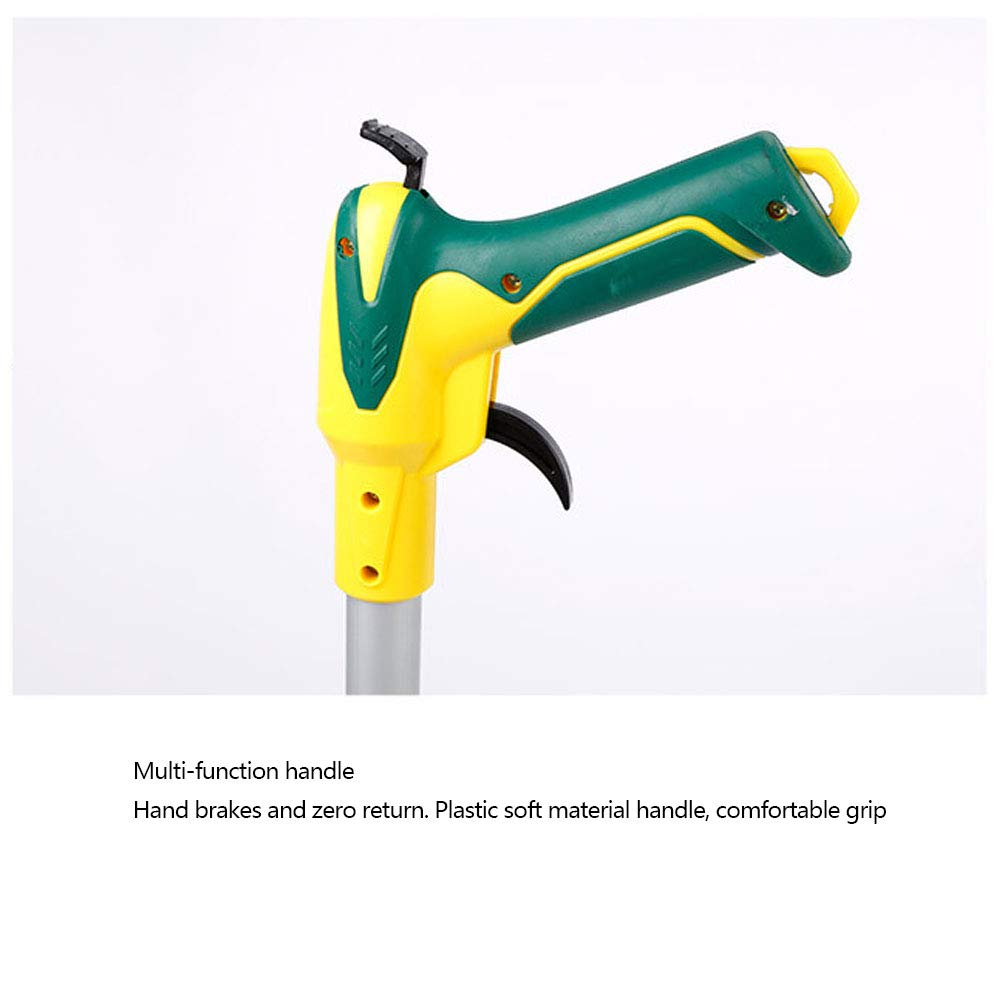 Distancia de medición de la rueda, mecánico de medición de distancia rueda de medición rodillo de mano Herramienta de Topografía de Alta Precisión con Green Mango telescópico, bolsa de almacenamiento