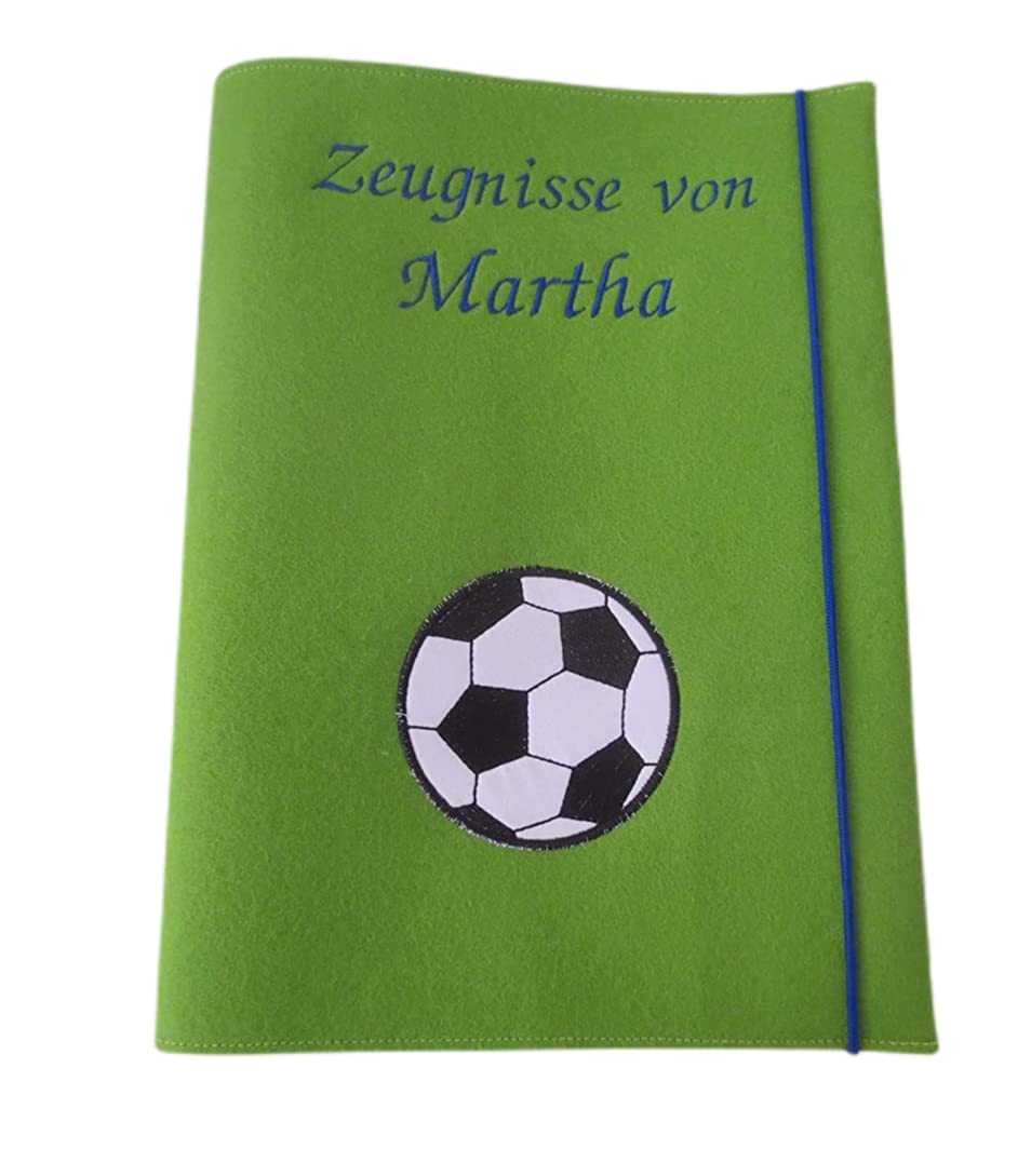 Zeugnismappe Wollfilz Mappe Zeugnisse DIN A4 Grundschule Schule