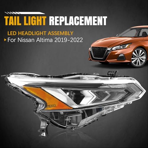 Right LED Projector Headlight For Nissan Altima 2019-2022 Headlamp w/DRL by LeanisTrim - Used condition - Image 2