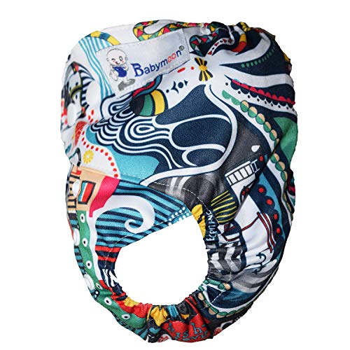 Image of Babymoon (SET of 3-1 Cloth Diaper with 2 5Layesr Bamboo Insert) Premium Adjustable Reusable Washable Cloth Diaper for Baby