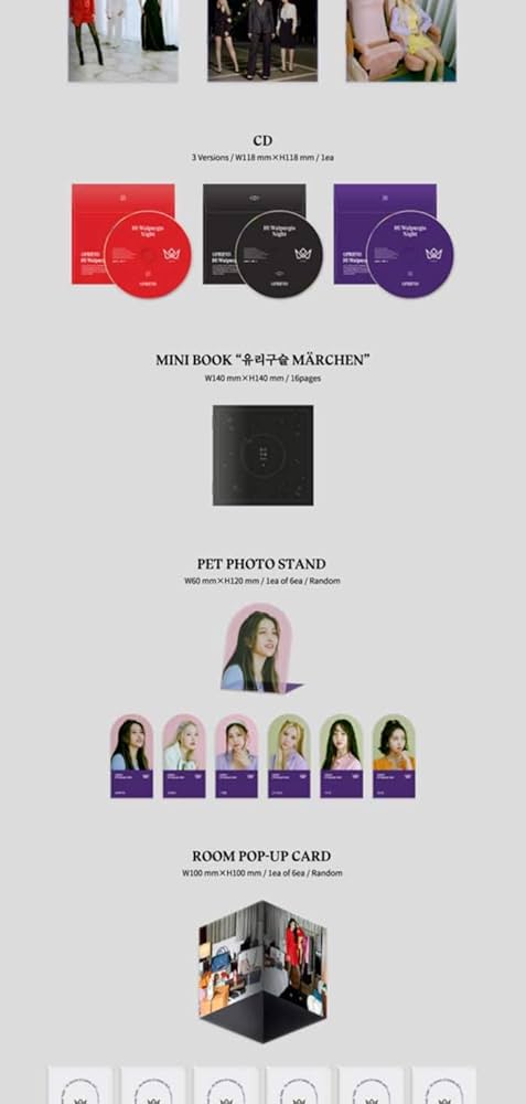 Gfriend 回 : Walpurgis Night 3rd Album Random Version CD+60p