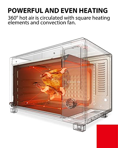 Toshiba TL2-AC35ZA(GR) Hot Air Convection Toaster Oven, Extra Large 34Qt/32L, 9-In-1 Cooking Functions, Crispy Grill, Dehydrate thumb #3