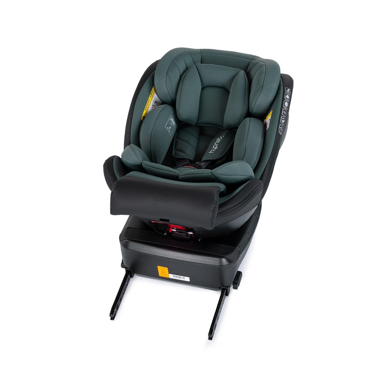 Chipolino Kindersitz Hypnotic Plus i-Size (40-150cm) Stützfuß Isofix Kopfstütze grün