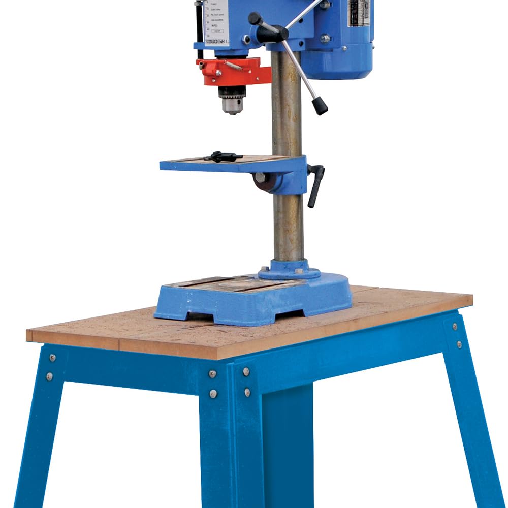 Silverline 129984, Banco da appoggio per macchine utensili, Blu, 550-860 mm