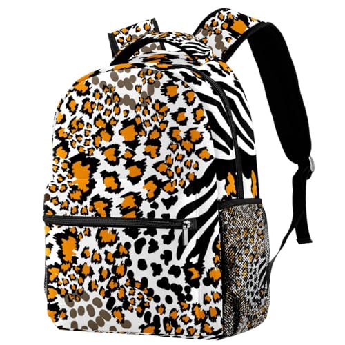 Sac à dos fille léopard multicolore idéal grand format
