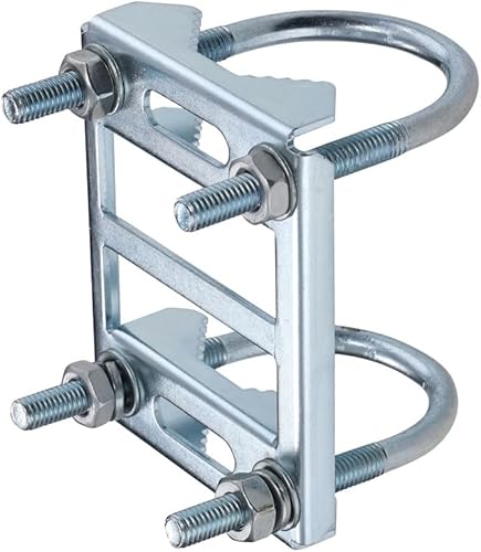 Miniatura 3 de Sactulaz El montaje de tubo de mástil de antena funciona con el kit de montaje de poste adaptador de tubo Starlink, adaptador de conexión de