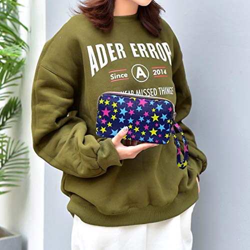 Image of BIAOTIE Large Capacity Wristlet Wallet - Women Printed Nylon Waterproof Handbag Clutch Purse