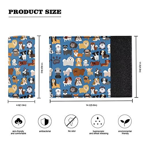 Disnimo Cute Dog Luggage Handle Wraps For Suitcase,2 Pcs Luggage Handle Wraps Travel Accessories Door Handle Protection Sleeve Cover Car Grab Handle Wrap #TOP4