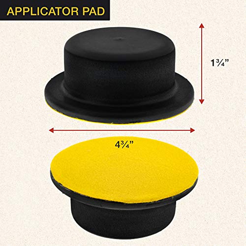 Image of Dura-Gold Premium Black Dry Guide Coat Kit, 7 Ounces (200 Grams) - Powder that Instantly Highlights Auto Bodyshop Repair Surface Imperfections, Identify Body Filler Pinholes, Sanding Scratches Defects