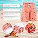 Todbiccz Boys Swim Trunks 3 Pack, Quick Dry Bathing Suit, UPF 50+, Mesh Lining, Beach Shorts for 5-16 Years Pineapple