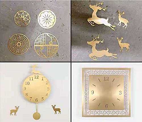 Image of Brass Plate Sheet Thickness 4mm x 100mm x 100mm 1Pcs, Brass Metal Plates Sheets for Crafts DIY Decoration Hobbies from Bopaodao