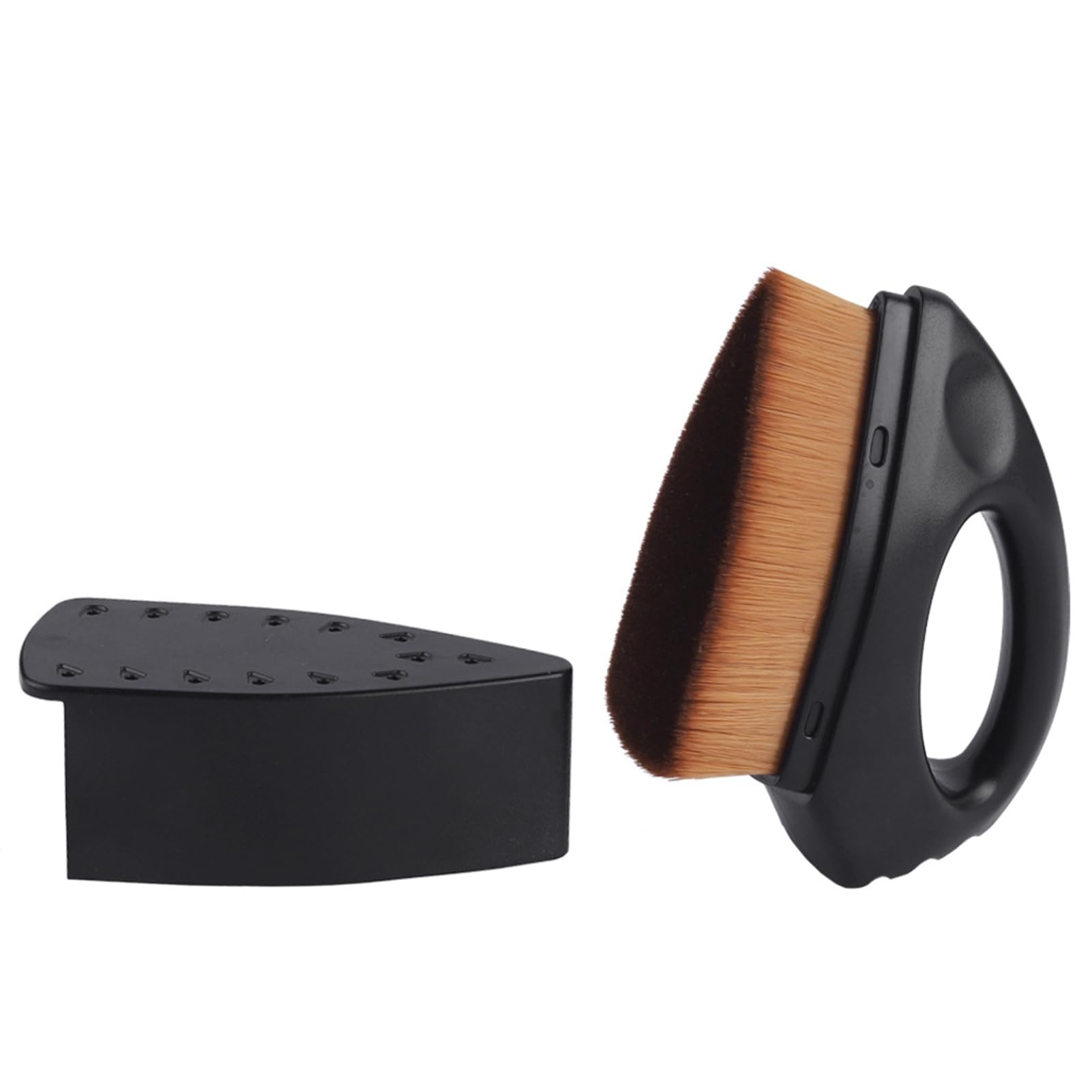 Spazzola Per Pneumatici Auto - Professionale, Setole Morbide, Per Applicazione Lucidante E Pulizia Cerchi, Nero - Foto 7