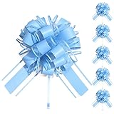 6 PCS Large Pull Bows,Bow for Gift Wrapping,Gifts Decorations,6″ Party Wedding Ribbon Bows for Wrapping...