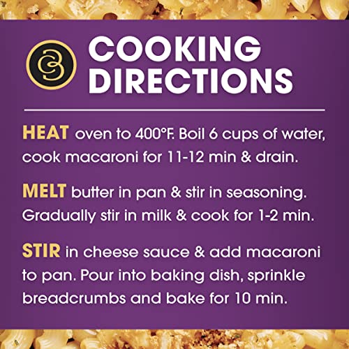 Cracker Barrel Oven Baked Cheddar Havarti Macaroni and Cheese Dinner (12.3 oz Pouch) - Thumbnail 7