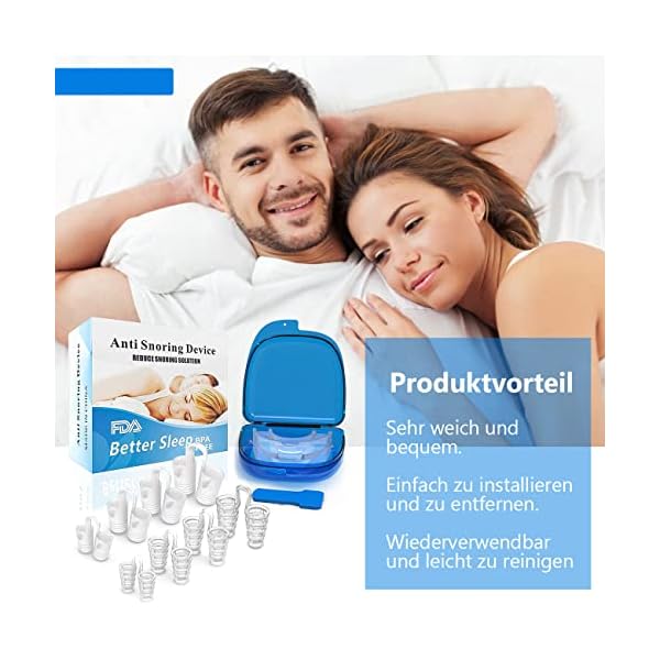 Schnarchstopper, Anti Schnarch, Anti Schnarch Nase Schnarchen Stopper, Nasal Dilatator Schnarchen Schnarchen Clip… – Bild 3