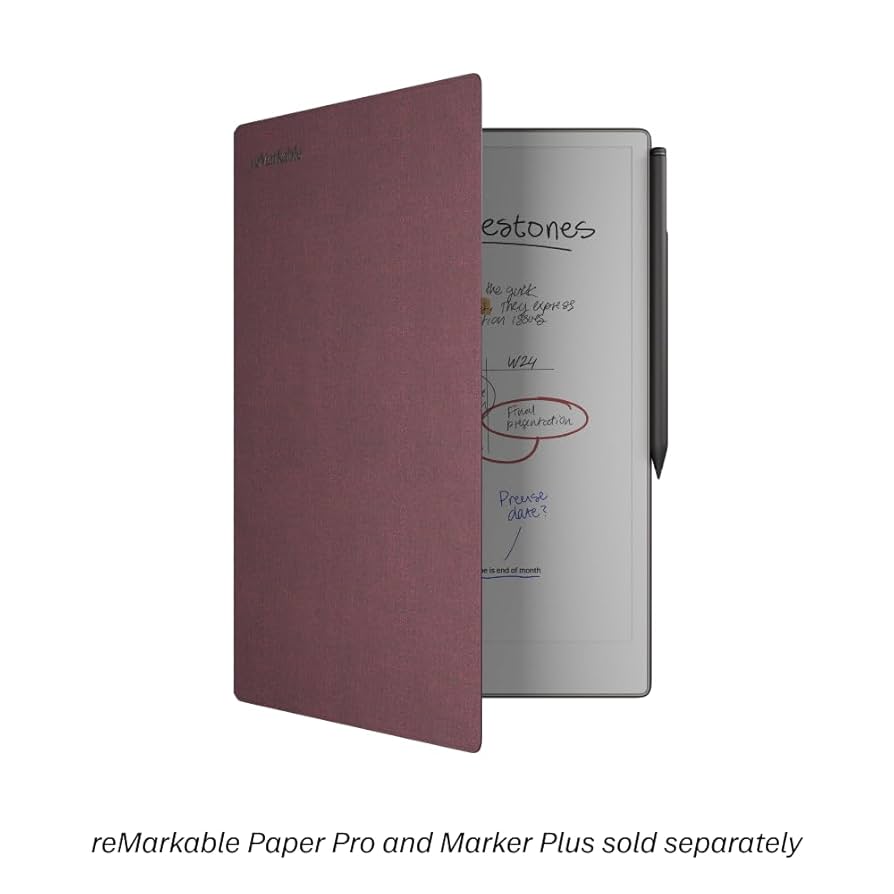 液タブ・ペンタブ reMarkable PaperPro MarkerPlus+BookFolio Amazon.com: reMarkable Paper Pro - Polymer Weave Book Folio
