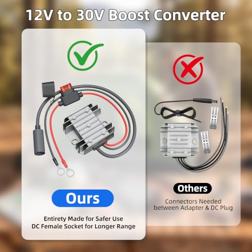 Image of Starlink Mini 12V Adapter, 12-24V DC Power Supply Step Up Converter
