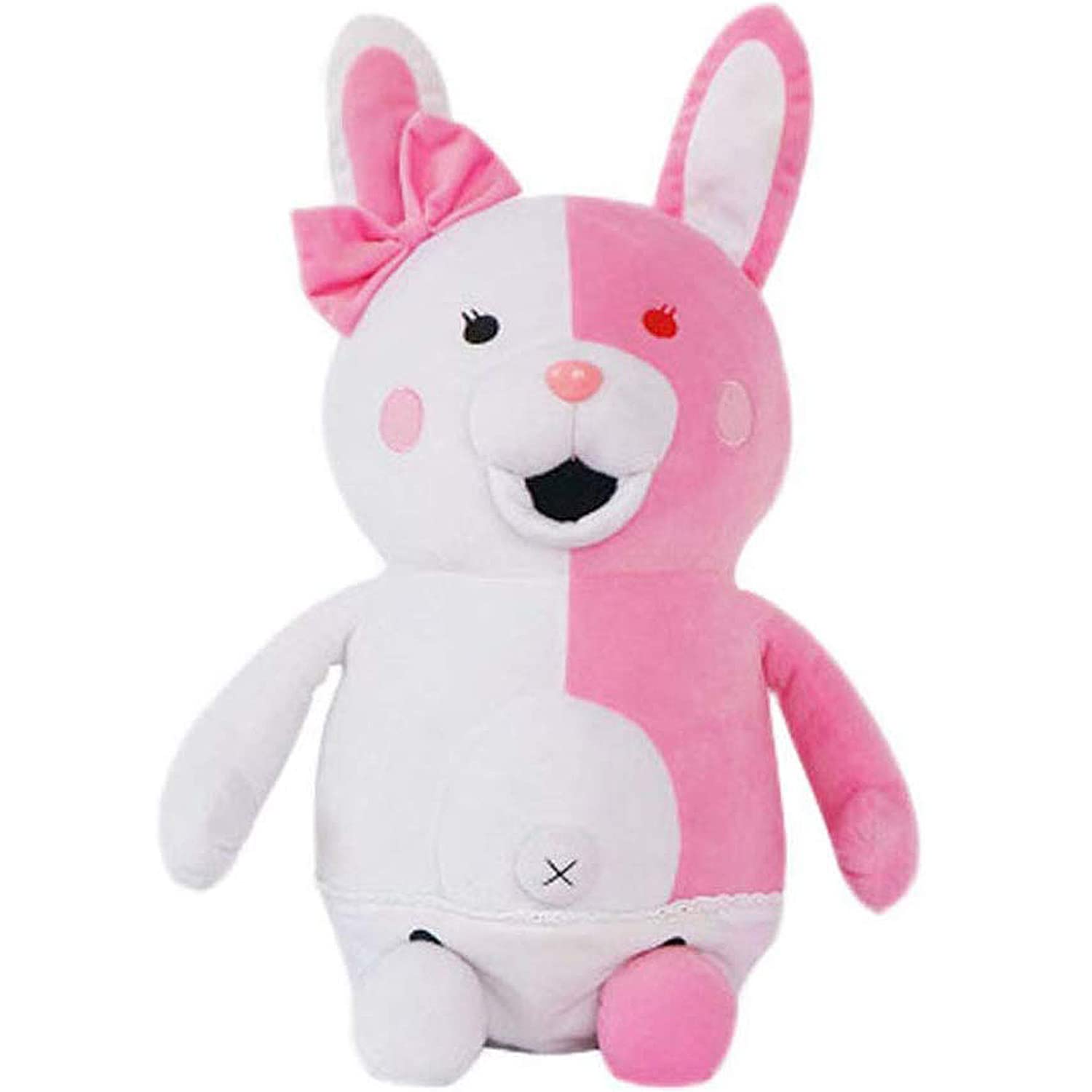 Toitaly Monokuma Pink Bear Plushie Anime 2 Plush Doll Toy Kid Gift 35cm/14 in