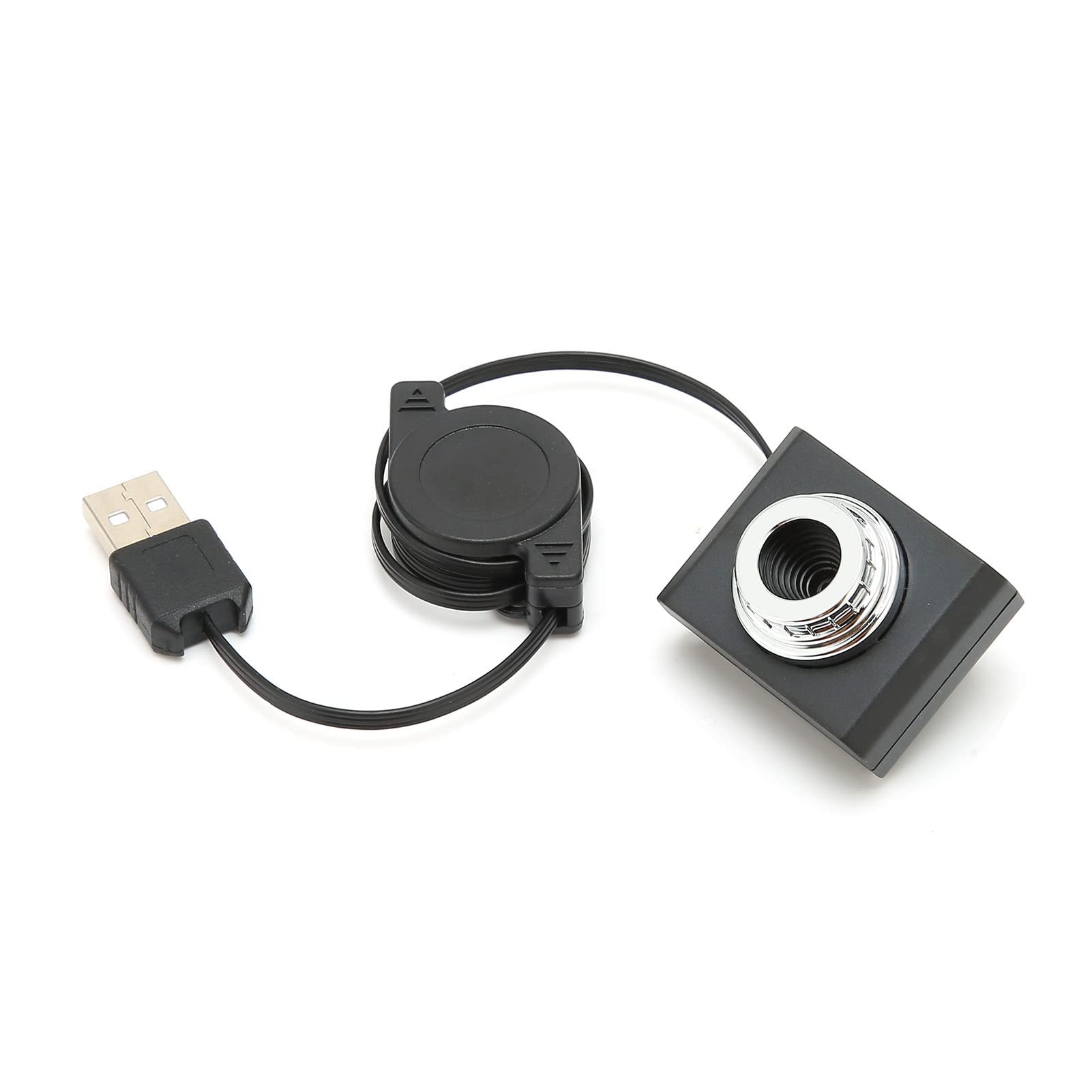 USB Webcam 480P, Compact Computer Web Camera with Microphone Noise Canceling, 30MP 5MP FHD Web Cam Support Online Calling, Web Conferencing, Video Chatting, Meeting, Plug and Play, Black, Minimalist-picture-25