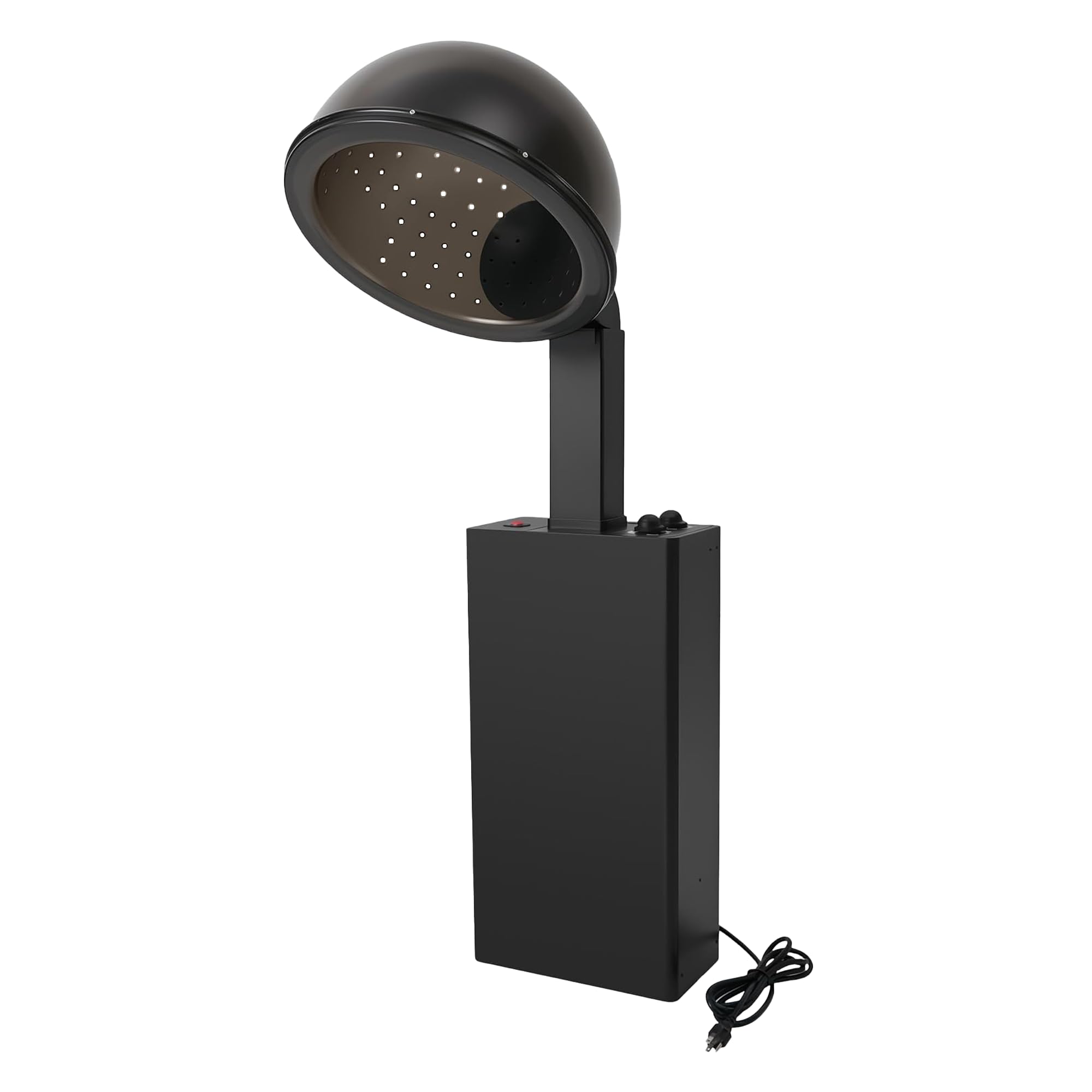 Hooded Conditioning Hair Dryer 1200W 0-60 Minute Timer Professional Hooded Standing Salon Dryer Temperature Adjustable Angle Height Adjustable
