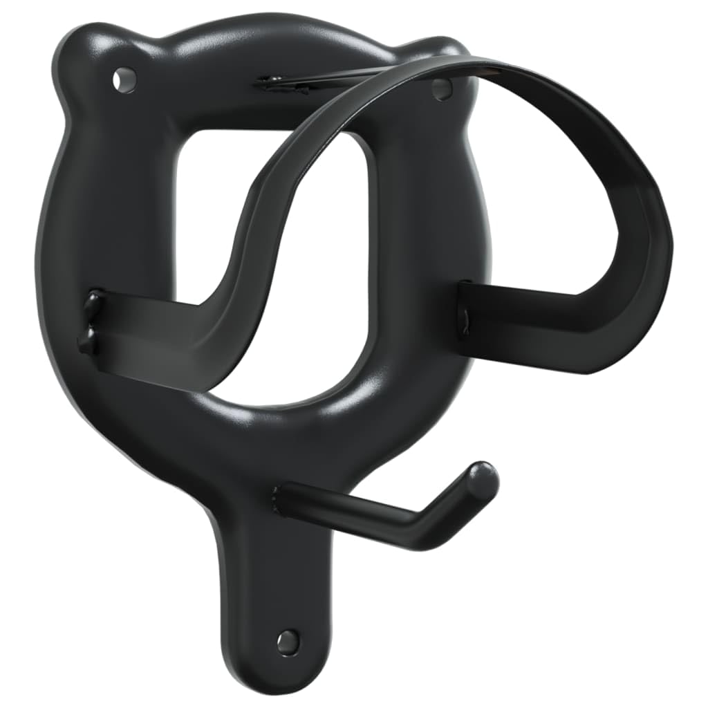 Juego de 3 soportes para trenzas, montaje en pared, accesorios versátiles para montar a caballo y equitación, almacenamiento estable para riendas, trensen, cabestros, correas, estribos y más