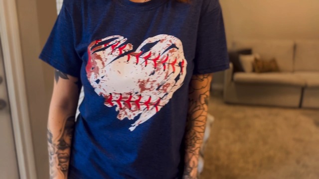 Baseball Mama Shirt - Funny Mom Graphic Tee With Heart Design For Game Day
