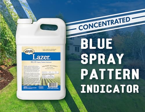 Image of Liquid Harvest Lazer Blue Concentrated Spray Pattern Indicator - 2.5 Gallon- Perfect Weed Spray Dye, Herbicide Dye, Fertilizer Marking Dye, Turf Mark and Blue Herbicide Marker