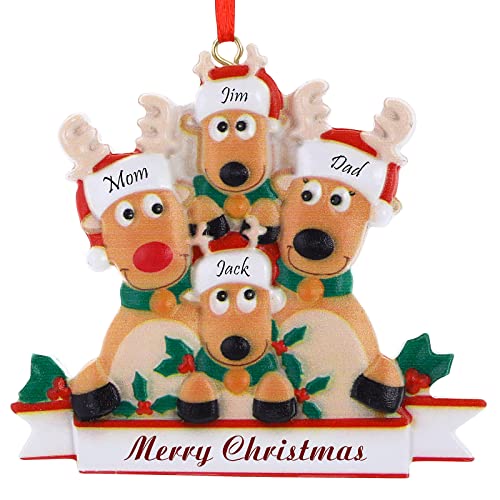 Molain Hirsch Weihnachtsschmuck, Familie Ornament von 3,4,5...
