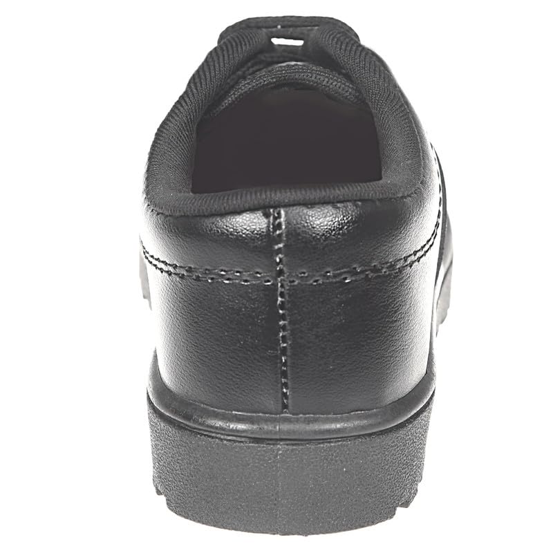 Ektta Boys Boy's Lace Up School Shoes White School Uniform Shoe 6 51LZgXb4TNL