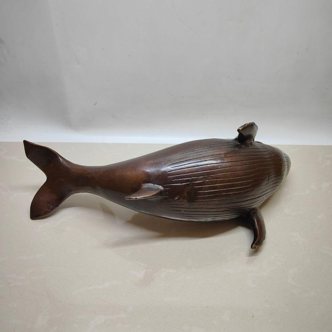 Amazon.co.jp: 銅細工クジラ 鯨 装飾品 工芸品 美術品 置物