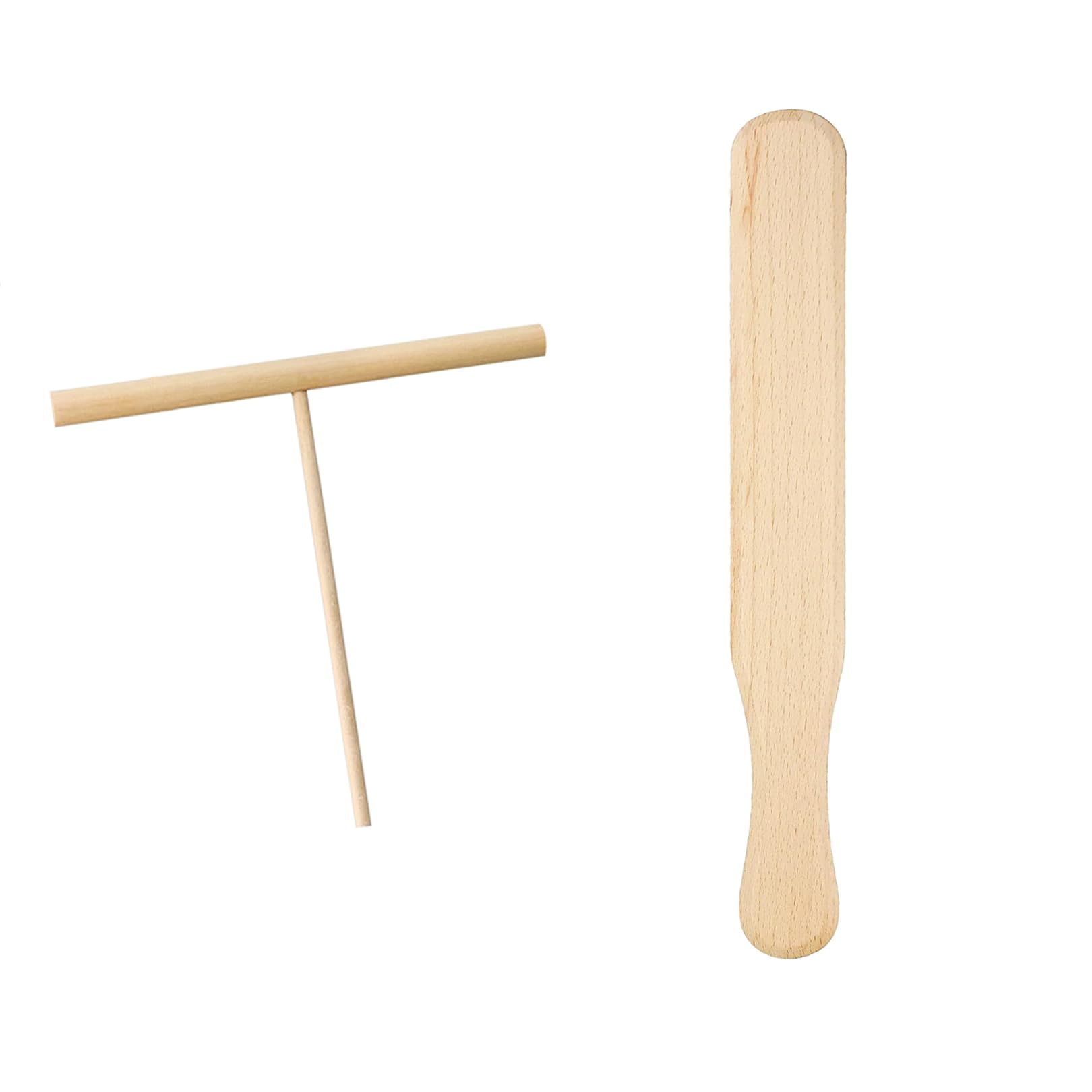 1 Pcs Crepe Spreader and 1 Pcs Spatula,Crepe Stick Set for Cakes ...