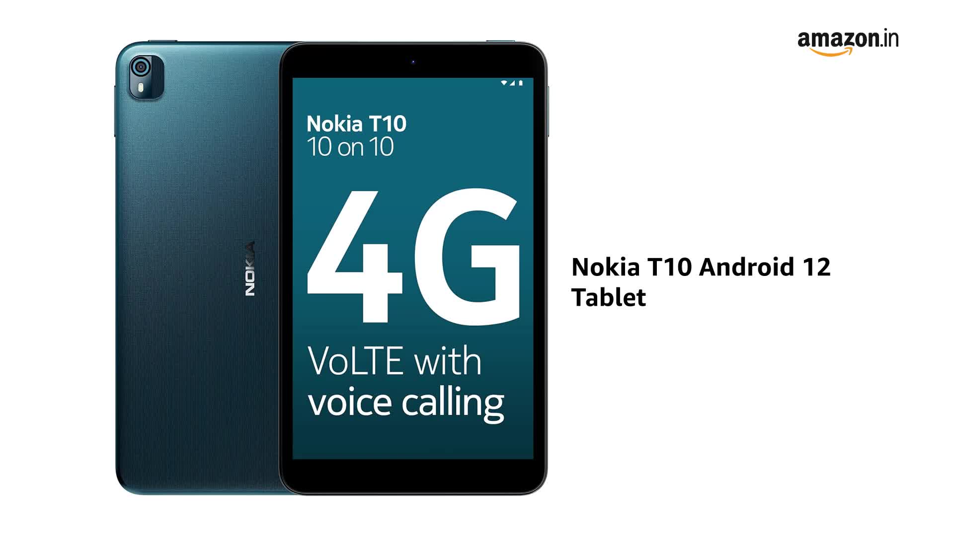 Androidタブレット本体 Nokia T10 Android Tablet Amazon.com: Nokia T10 | Android 12 | 8-Inch Screen | Tablet