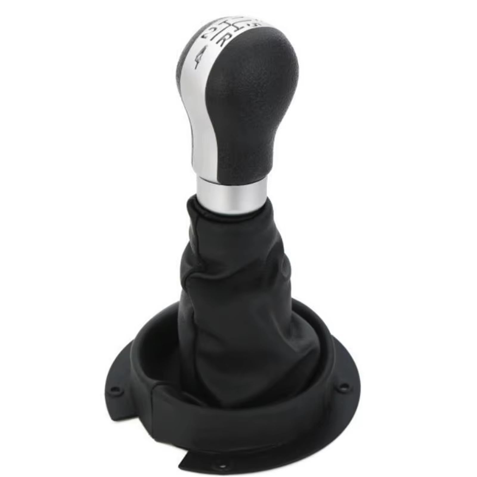 Pdurmbuab One Color Gear Shift Knob Manual For A1 Car Styling Gear Shift Knob Lever Pen Head Handball Leather Dustproof Shifter Gaiter Boot Cover Case 5 Speed