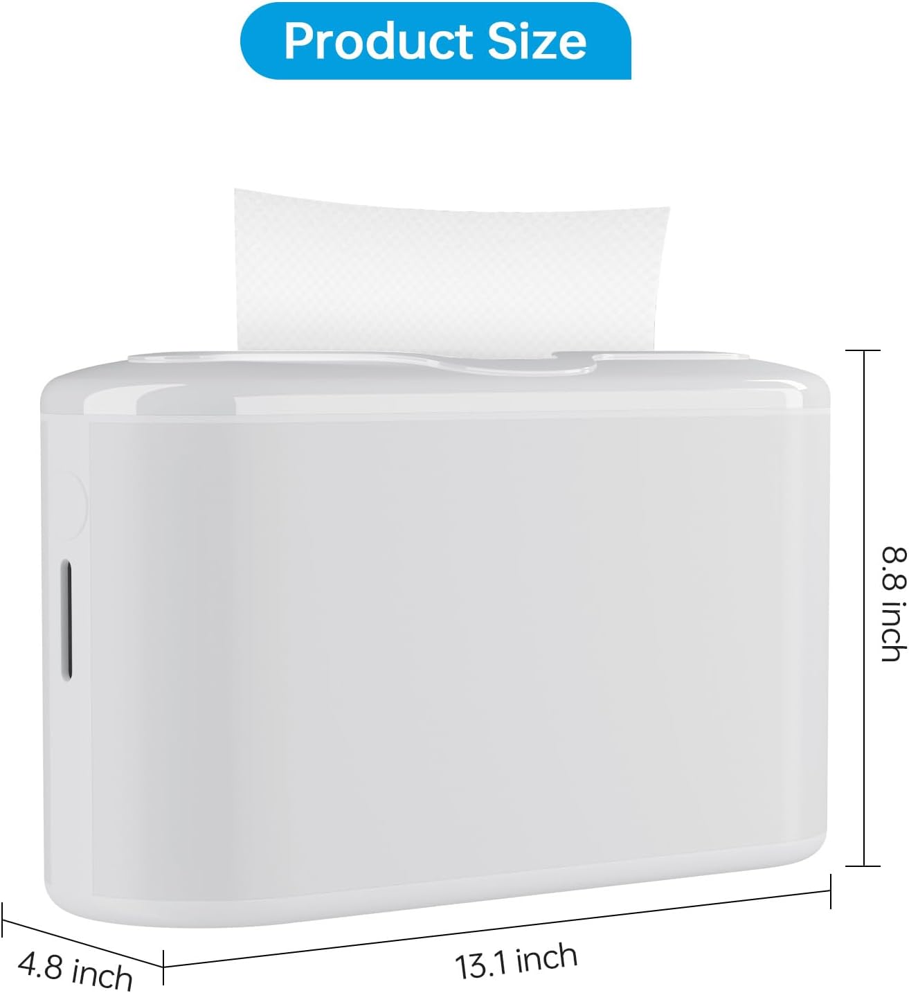 Paper Towel Dispenser Countertop, Multifold Hand Towel Dispenser for Bedroom, Bathroom, Kitchen, Toilet - Image 6