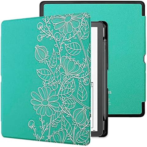 WALNEW Case Cover for 10.2-inch Kindle Scribe (2024/2022 Released), Smart PU Leather Cover with Pen Holder and Auto Wake/Sleep for 10.2" Amazon Kindle Scribe E-Reader (Mandala) Cover