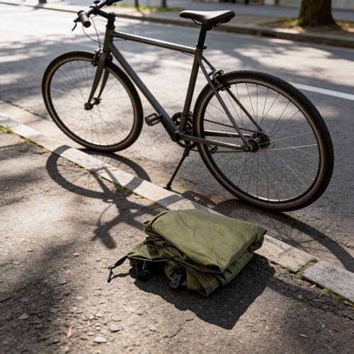 Cobertizo para bicicleta exterior Oxford 210D impermeable con toldo espacioso 5