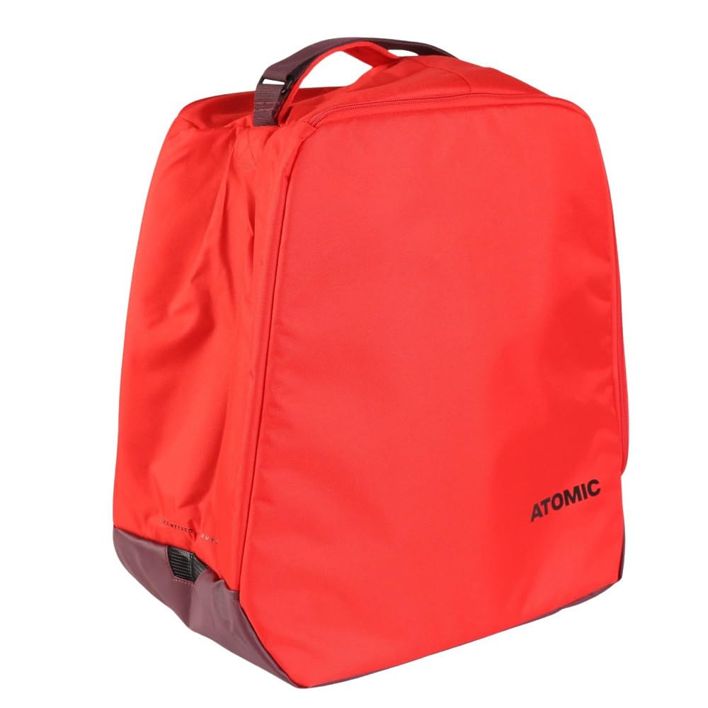 Atomic Boot & Helmet Bag Sac imperméable pour Chaussures de Ski et Casque avec Rembourrage Rouge/Rouge Clair Peut également être utilisé comme Sac de Football pour Chaussures de Football