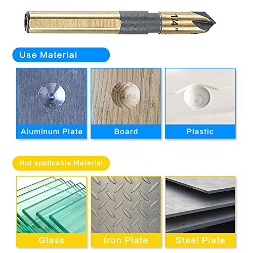 Dkibbith DKVIP-004 Countersink Drill Bit Set thumb #4