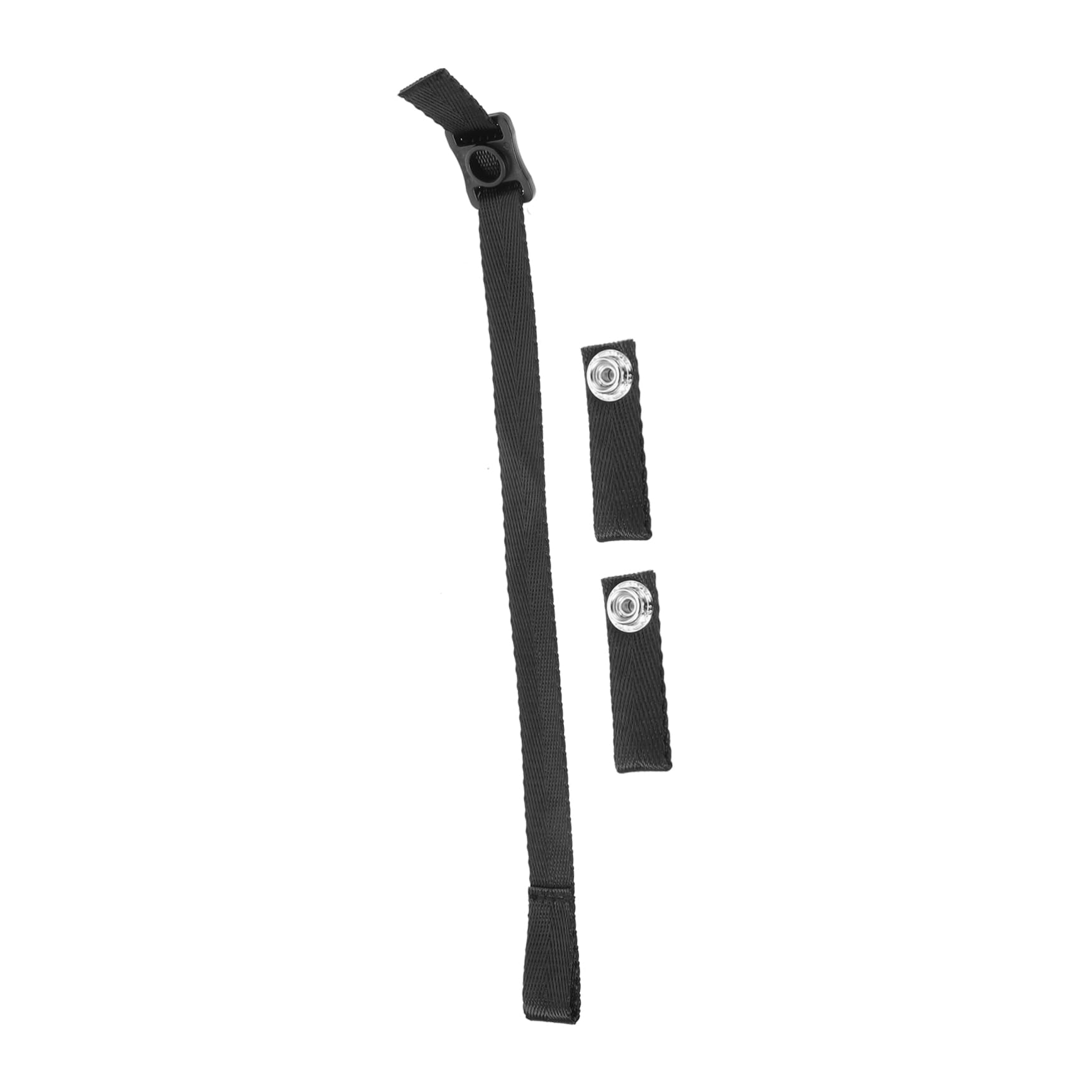 Toyvian Accesorios para la Barbilla del Casco Correa de la Barbilla del Casco Acolchado Protector Hebilla Correa de Cadena de Casco Suministros de Correa de Casco Poliéster Negro