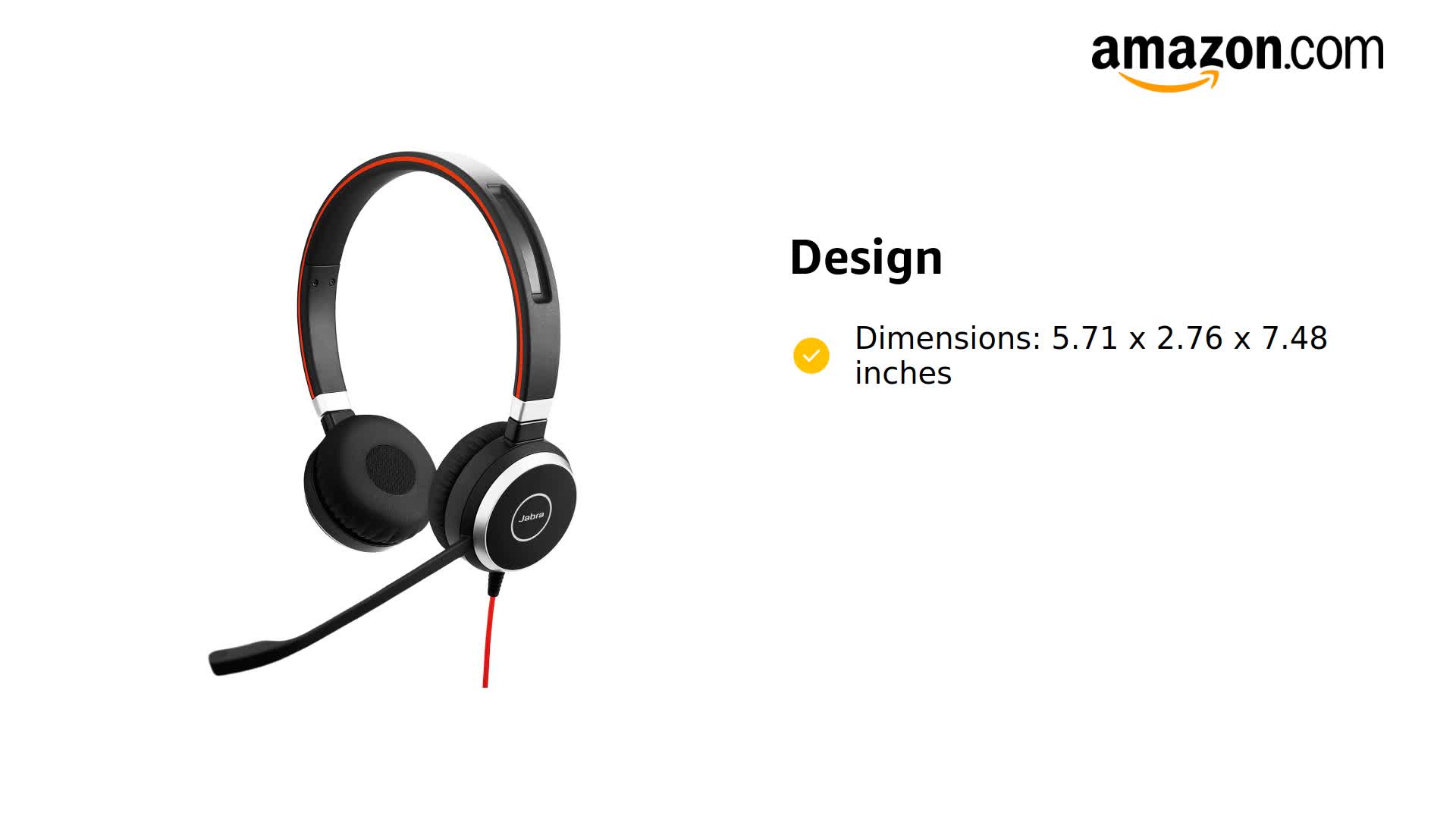 Amazon.com: GN Netcom Jabra EVOLVE 40 Ms Stereo Wired Headset