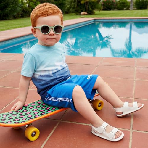Image of CENCIRILY Infant Baby Boys Girls Summer Beach Sandals Anti-slip Rubber Soft Sole Lightweight Breathable Athletic Toddler First Walking Shoes