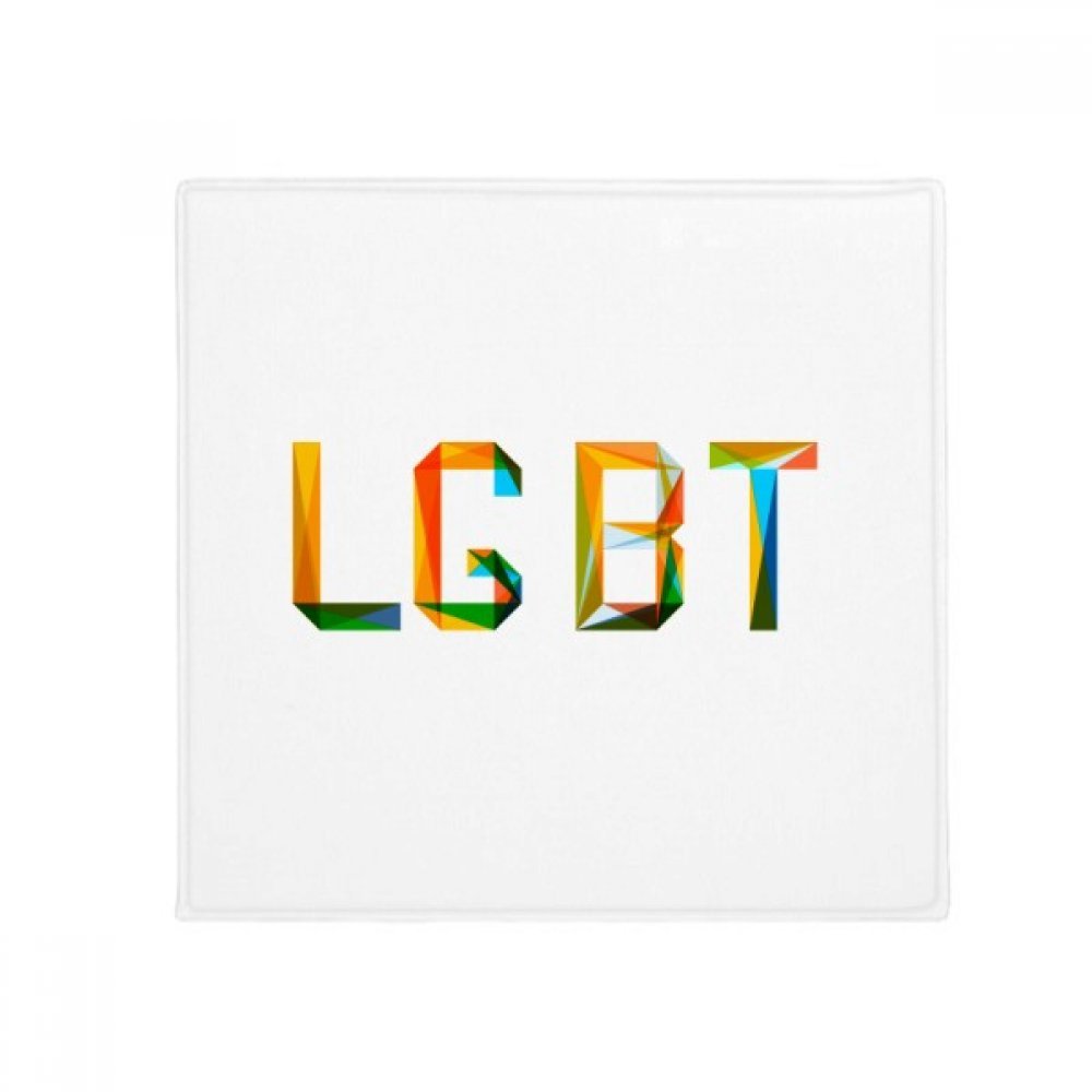 Tapis LGBT arc-en-ciel antidérapant de 50x50 cm pour le sol de la maison