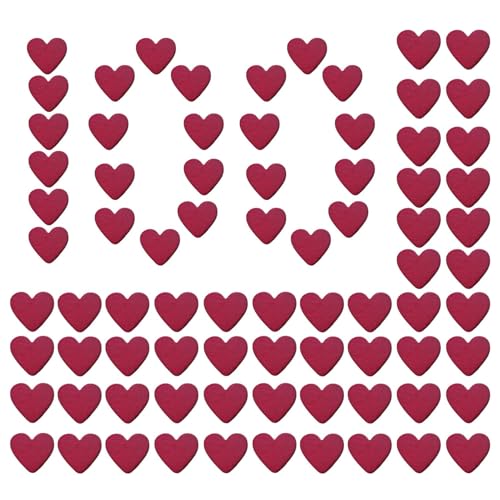 Kustimantu Corazones de madera para San Valentín, adorno de corazón de madera para San Valentín, piezas artesanales en forma de corazón, mesa en forma de corazón para adultos y mujeres